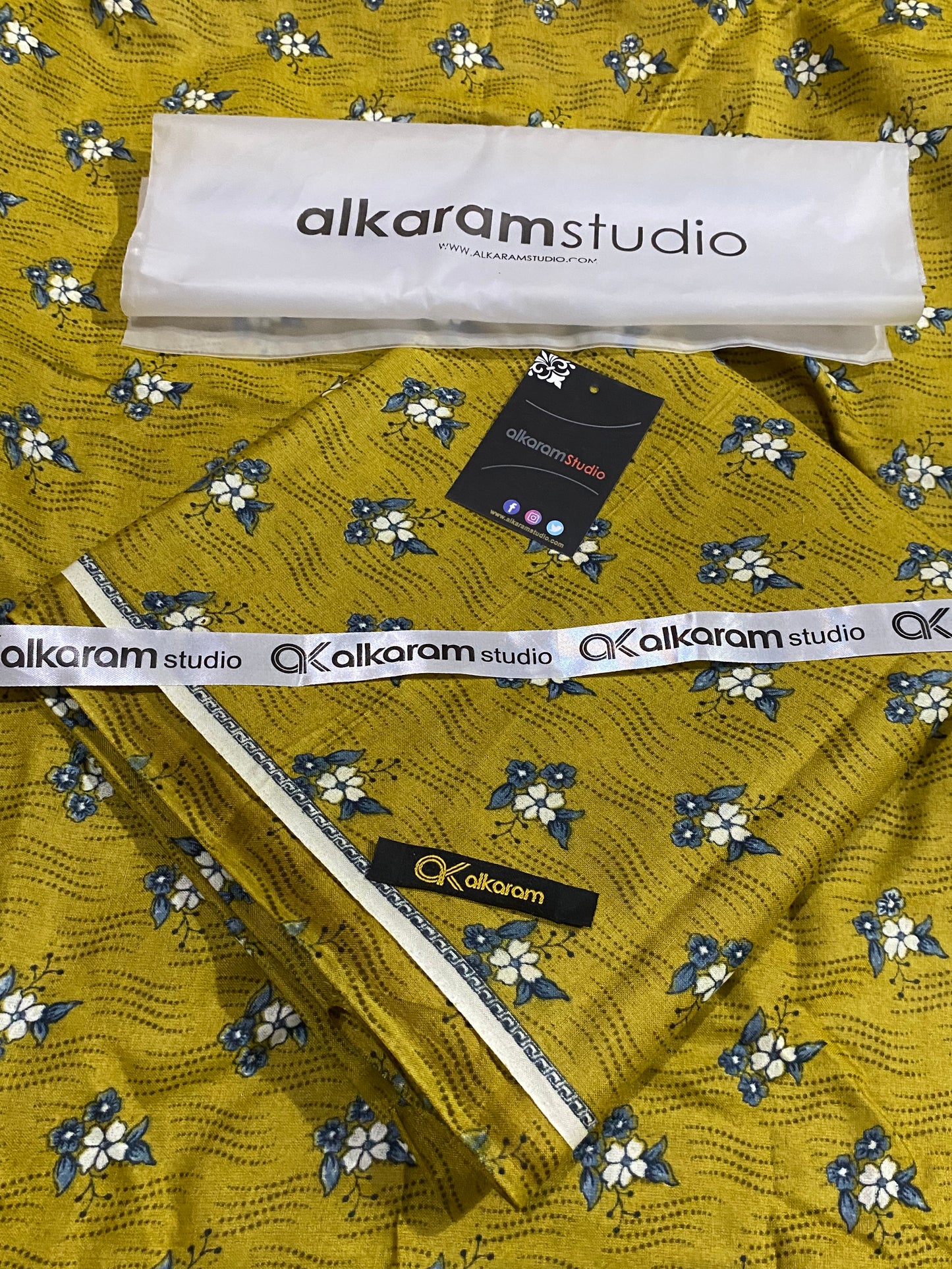 Alkaram | Lawn 2 Piece | Unstitched Suit