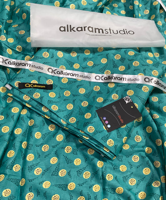 Alkaram | Lawn 2 Piece | Unstitched Suit