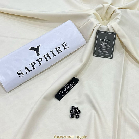 Sapphire | Wash N Wear | Cream Color