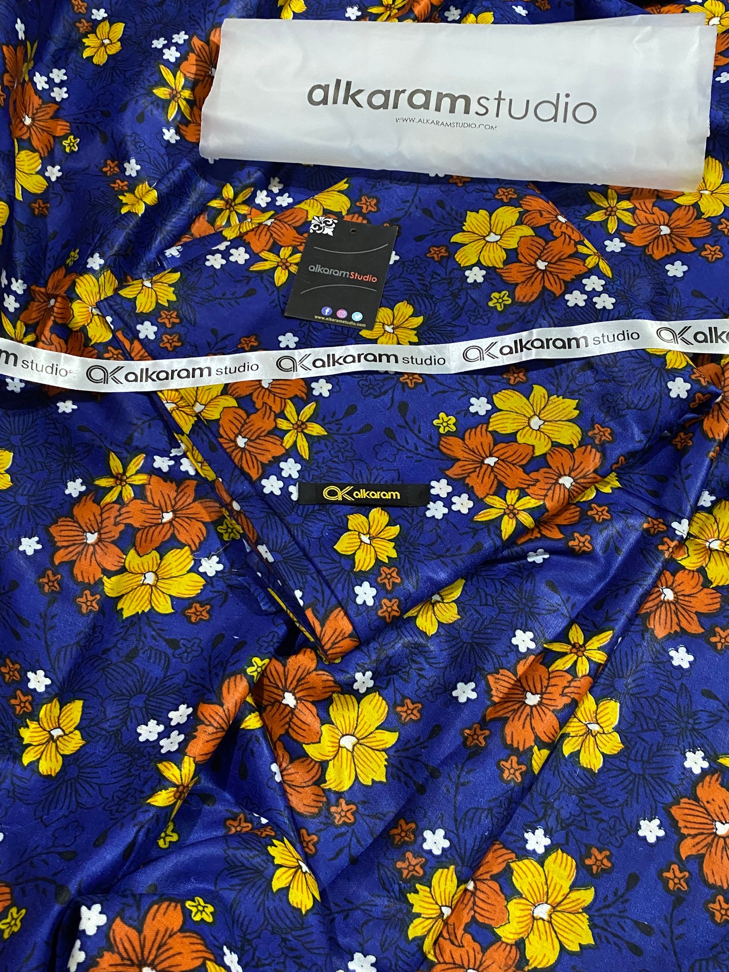 Alkaram | Lawn 2 Piece | Unstitched Suit
