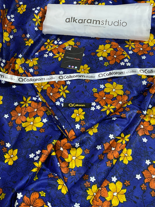 Alkaram | Lawn 2 Piece | Unstitched Suit