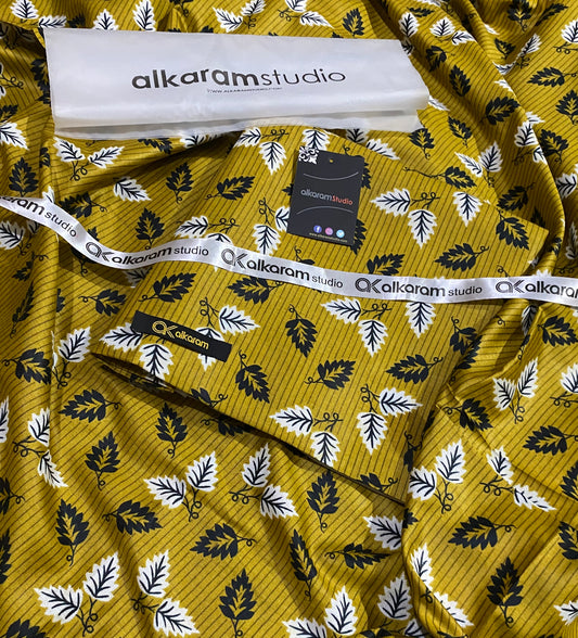 Alkaram | Lawn 3 Piece | Unstitched Suit